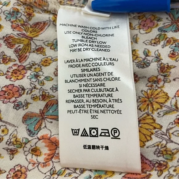 FREE PEOPLE Days Of Ditzies Orange Cream Patchwork Print Maxi Mini Combo Dress S - Picture 14 of 14